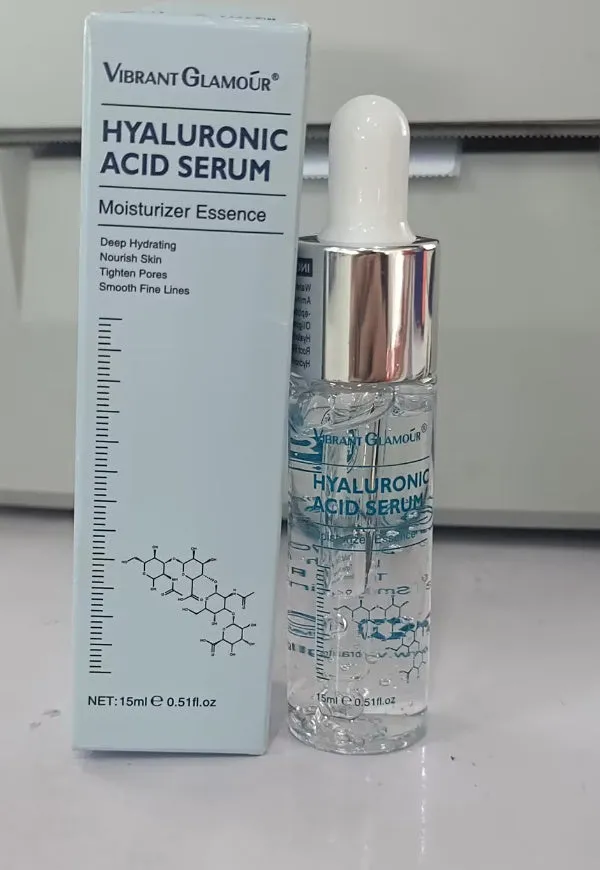 Collagen facial serum bottle with anti-wrinkle lifting firming brightening benefits for UK skincare