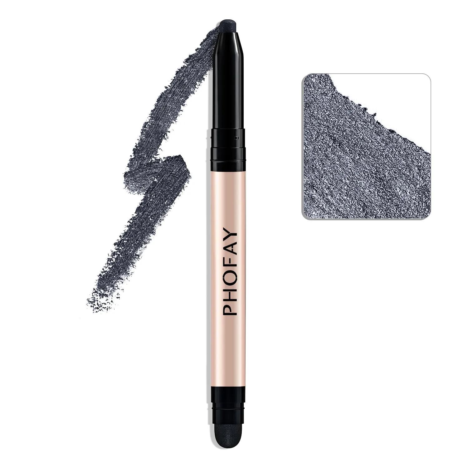 PHOFAY Eyeshadow Stick 0.6g waterproof cream eyeshadow with built-in smudger in multiple colour options