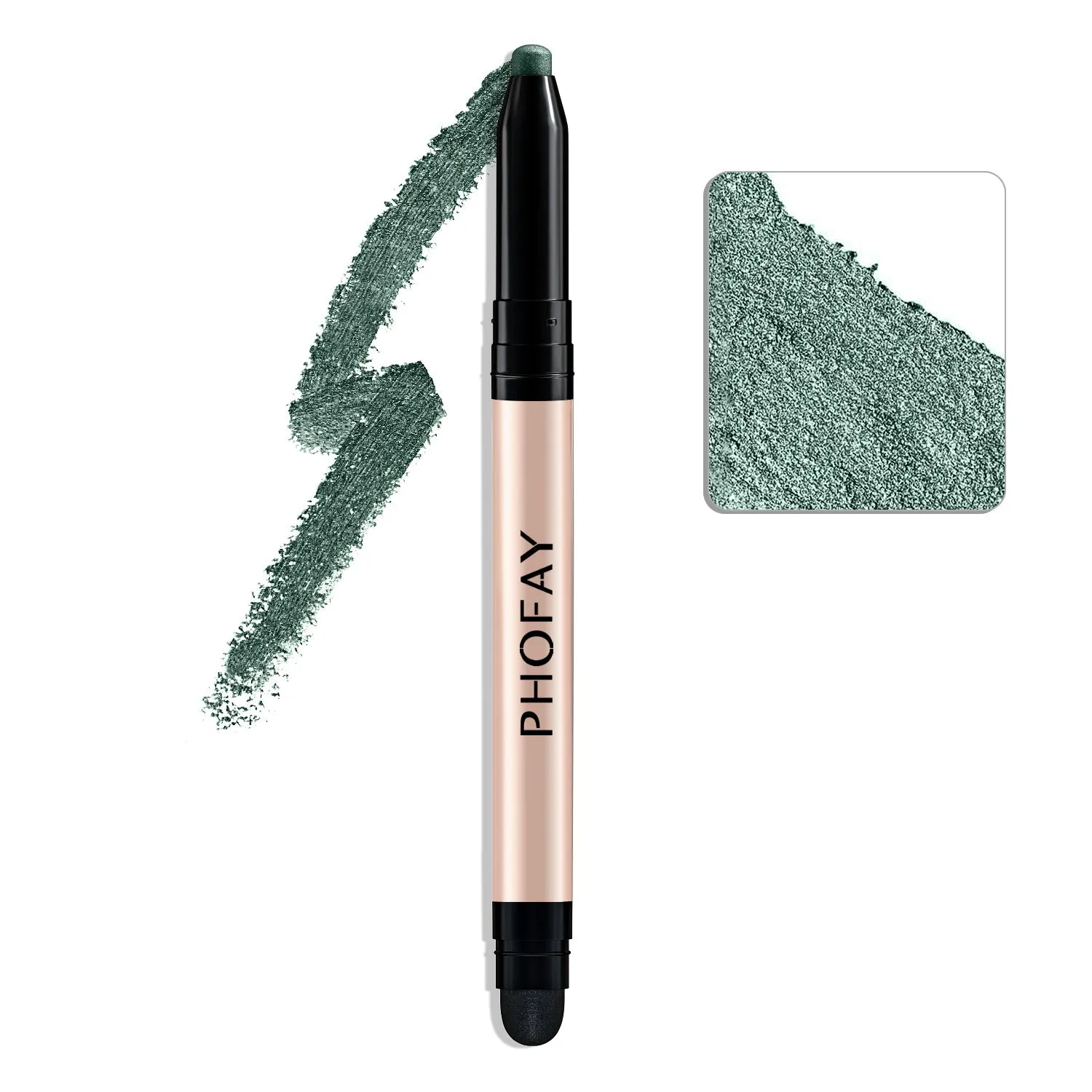 PHOFAY Eyeshadow Stick 0.6g waterproof cream eyeshadow with built-in smudger in multiple colour options