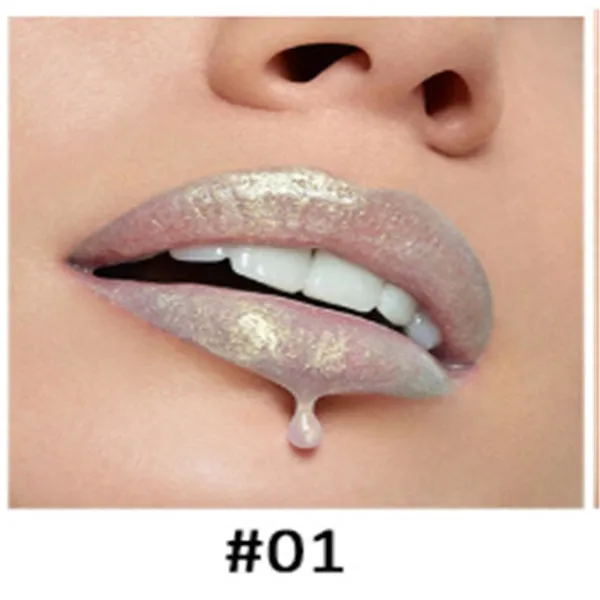 Polarized lip gloss in multiple shades with high-shine finish and wand applicator