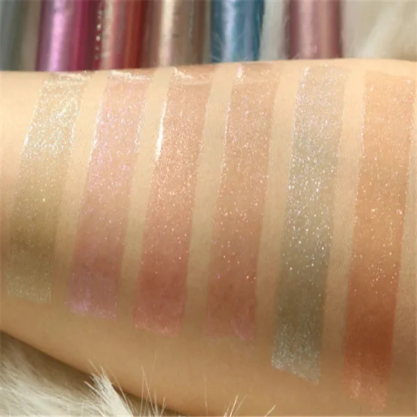 Polarized lip gloss in multiple shades with high-shine finish and wand applicator