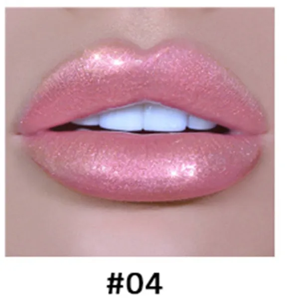 Polarized lip gloss in multiple shades with high-shine finish and wand applicator