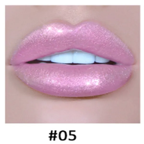 Polarized lip gloss in multiple shades with high-shine finish and wand applicator