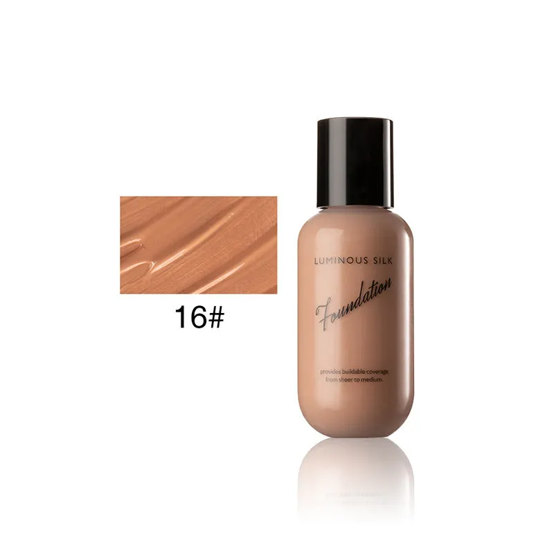 Dual-use waterproof liquid foundation with buildable coverage for face and body
