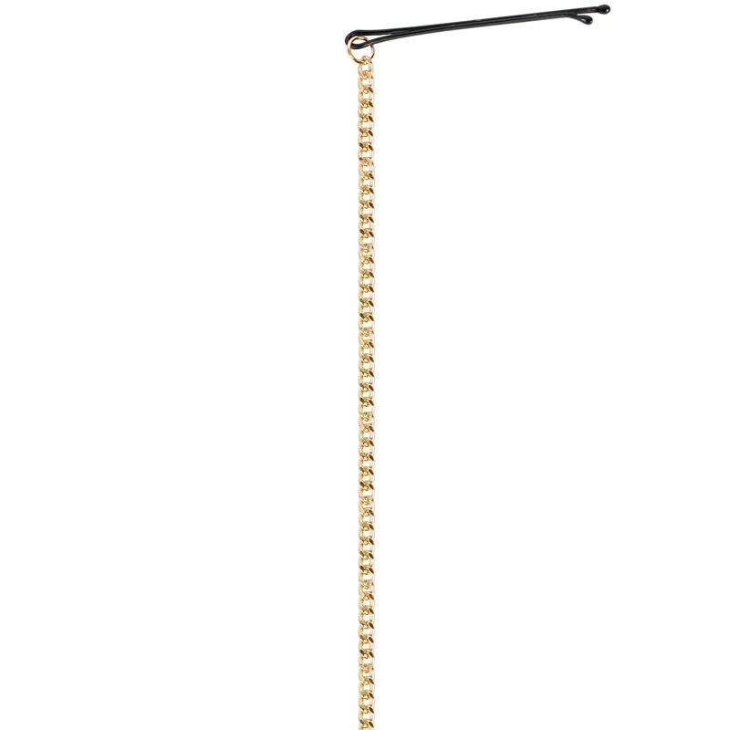 Women's aluminium hair chain with wave tassel design in size 13820A for fashionable hairstyles