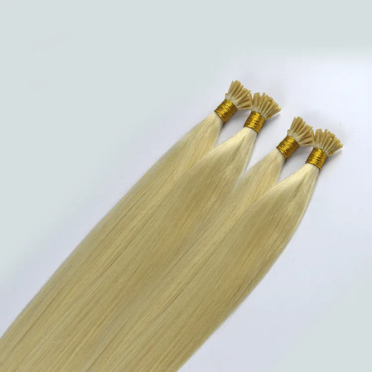Fashion Straight Real Hair Wig in yellow, long hair tress, available in 30cm to 55cm lengths