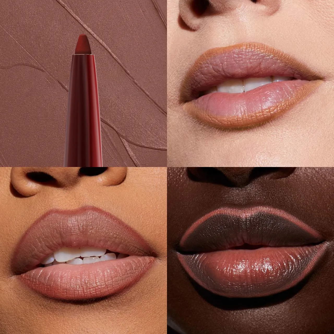 PHOFAY Lipliner waterproof anti-fading 0.8g lip pencil in colour options 01-08 with precise tip