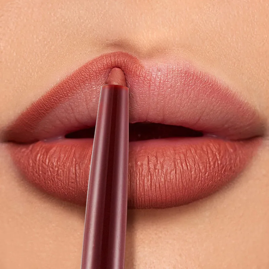 PHOFAY Lipliner waterproof anti-fading 0.8g lip pencil in colour options 01-08 with precise tip