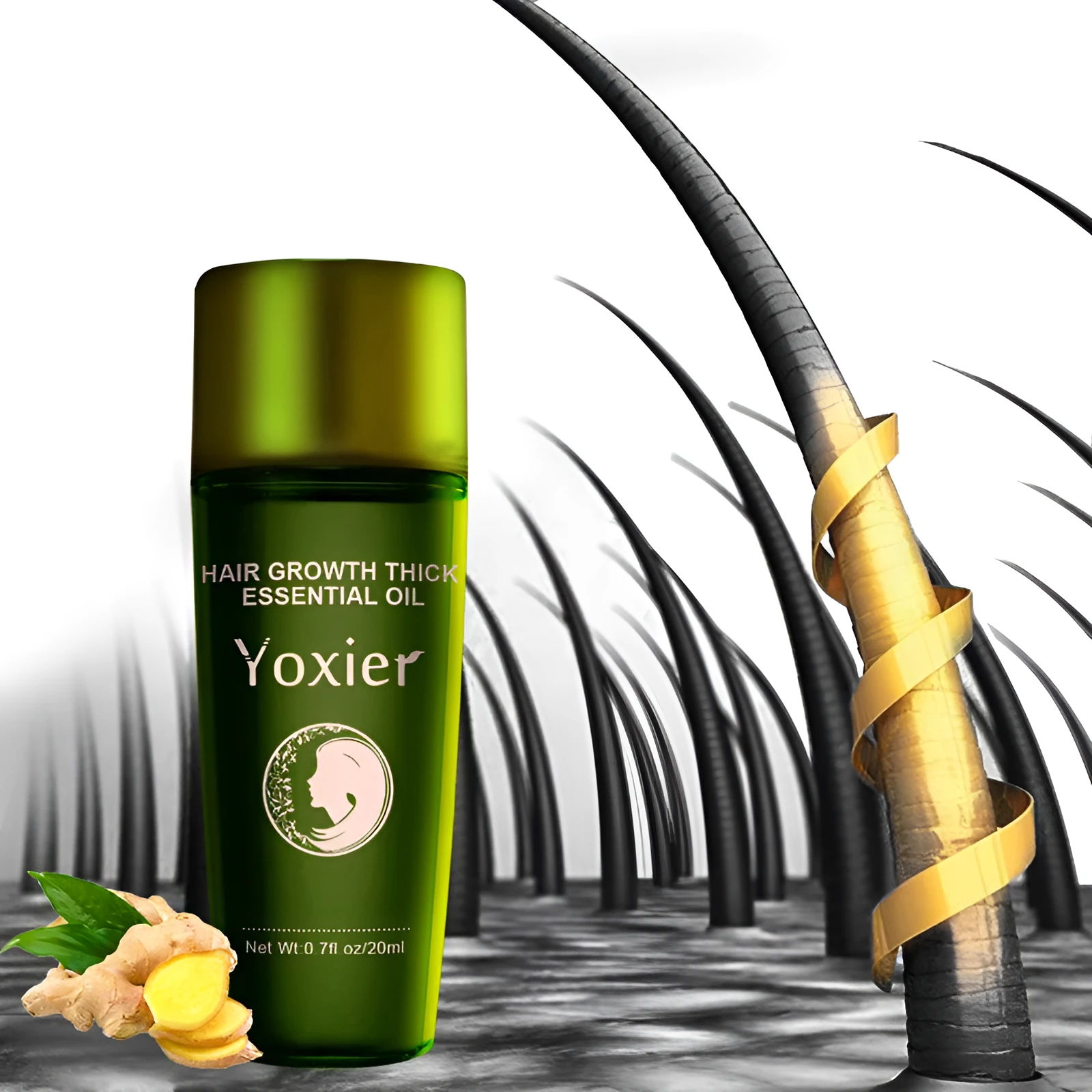 LUMINA OIL hair oil 20ml green bottle set of three for shine and frizz control