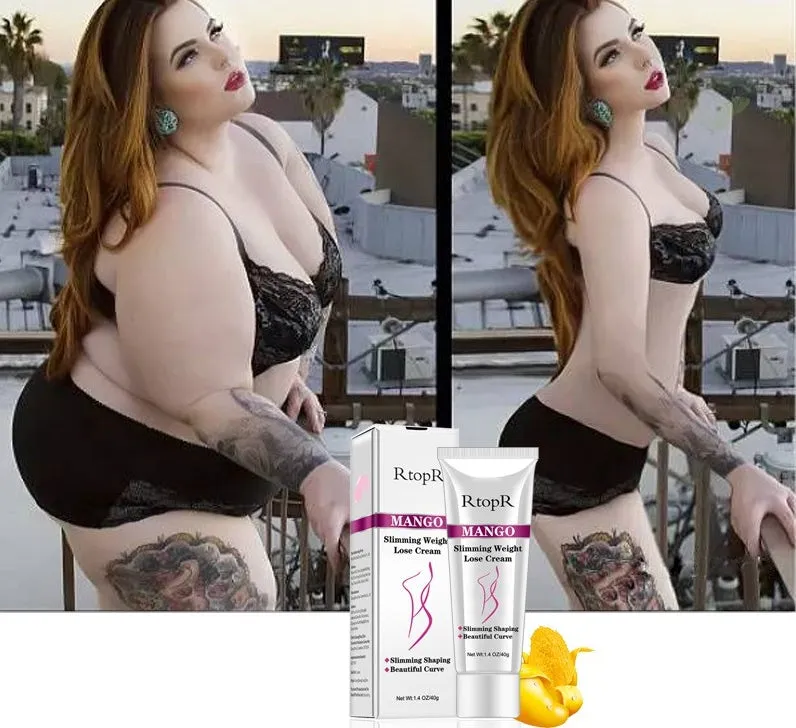 RtopR Mango Body Lotion Cream white tube for weight loss with herbal extracts