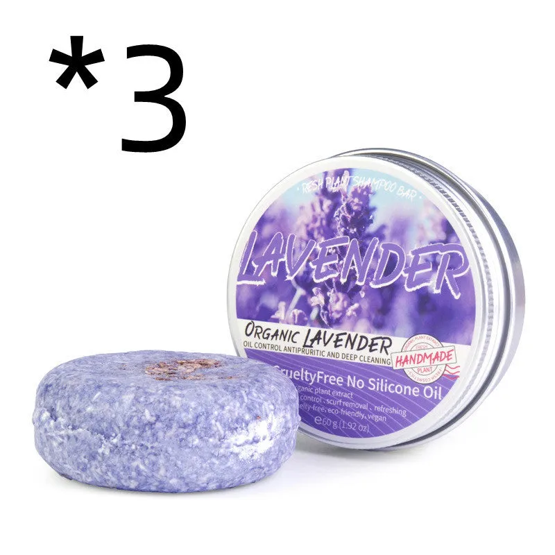 Ginger shampoo soap 60g anti-dandruff bar on a wooden surface