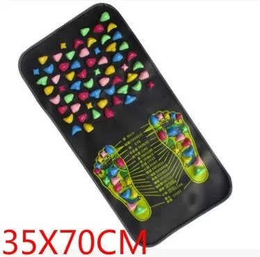 Cobblestone Road foot pad massager in black 35cm square with infrared and mechanical control for home foot relaxation
