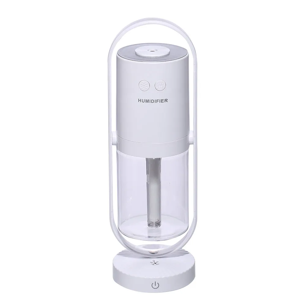 Anion humidifier 200mL white compact desk USB 70x66x213mm