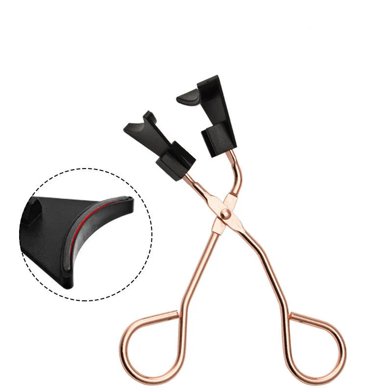 Magnetic lash applicator tool in Rose Red, clip and tweezers, 10.5cm x 6cm, lightweight 15.5g