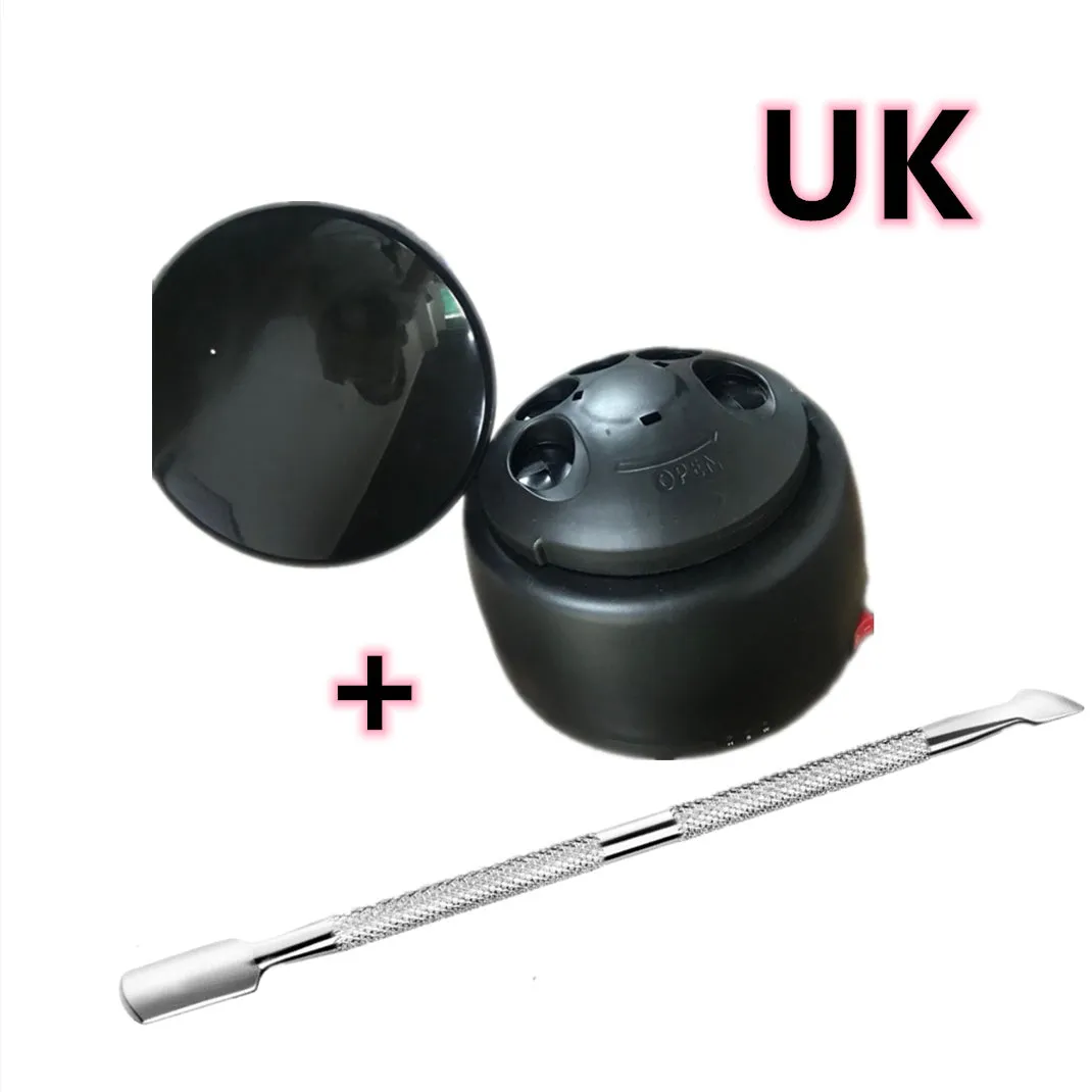 Steam Environmental Unloading Machine for removing nail oil gel, 16 cm PP, black colour