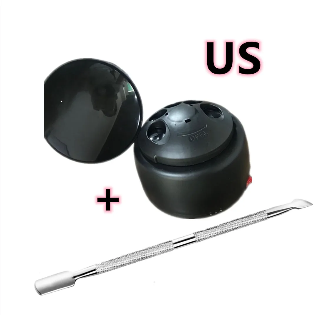 Steam Environmental Unloading Machine for removing nail oil gel, 16 cm PP, black colour