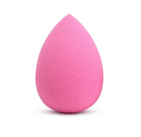 Beauty makeup sponge drops natural sponge powder puff 52x35mm in pink colour