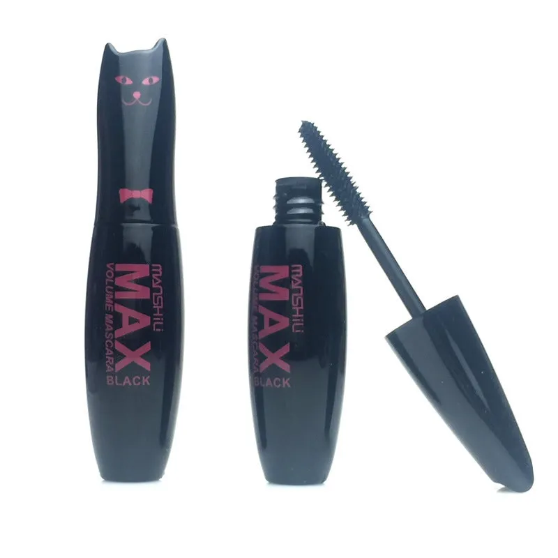 Slim thick curling mascara in black with volume and curl brush