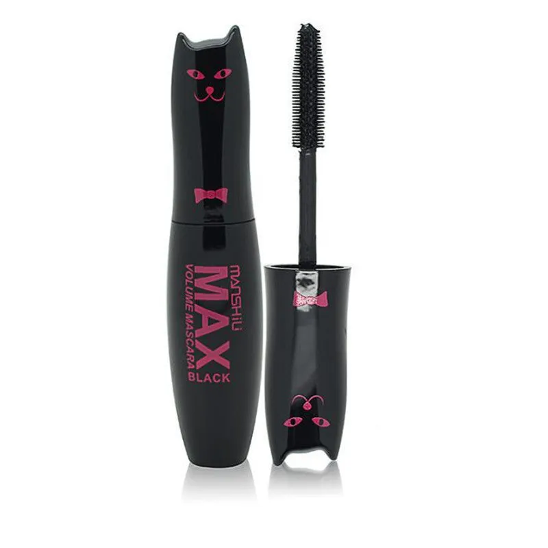 Slim thick curling mascara in black with volume and curl brush