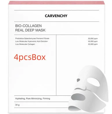 Deep Collagen Overnight Mask sheet mask with low molecular weight collagen for firming and hydrating skin, 34g