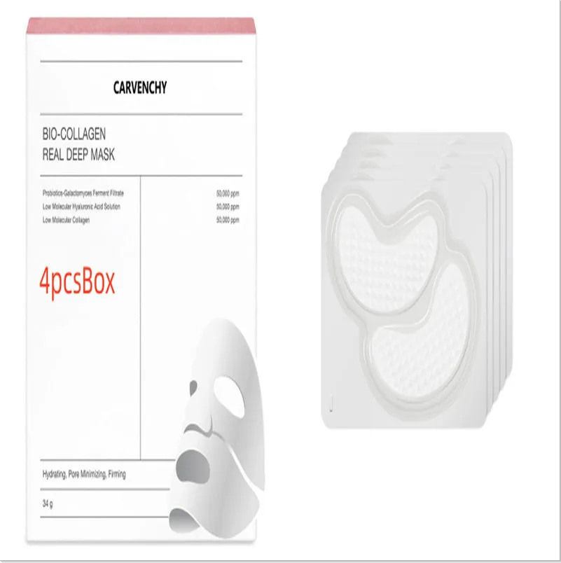 Deep Collagen Overnight Mask sheet mask with low molecular weight collagen for firming and hydrating skin, 34g