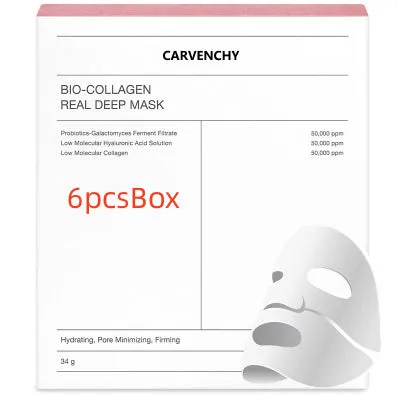 Deep Collagen Overnight Mask sheet mask with low molecular weight collagen for firming and hydrating skin, 34g