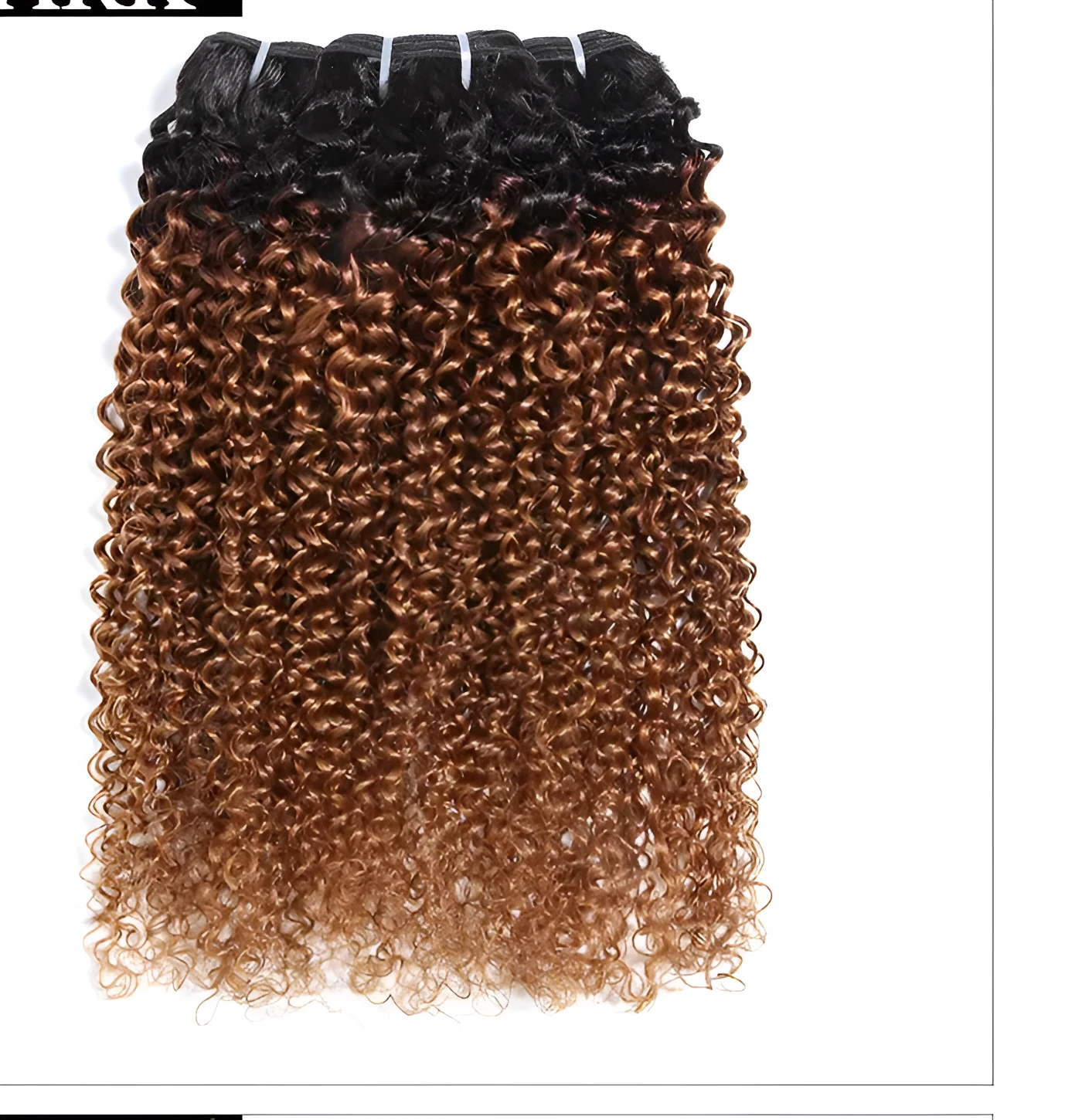 Real human hair wig in Afro kinky curly texture, brown colour, medium long length, 10-18 inch options