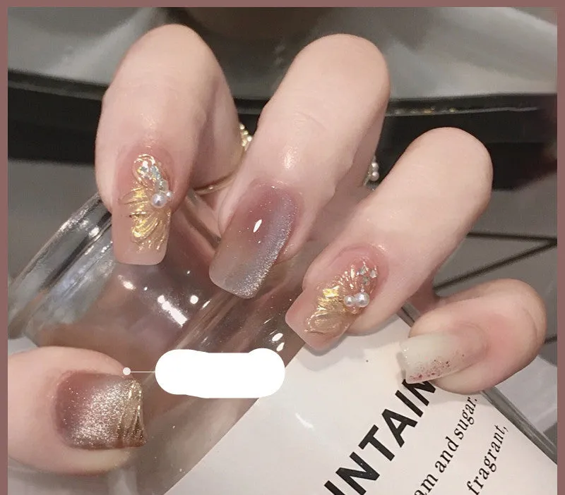 Milk Tea Crystal Stone Cat Eye Nail Polish 10ml bottle with magnetic shimmer effect in multiple colours