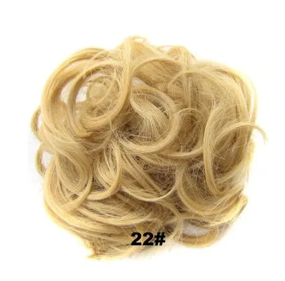 Hair ring adjustable wig band in burgundy colour on white background