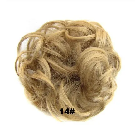 Hair ring adjustable wig band in burgundy colour on white background