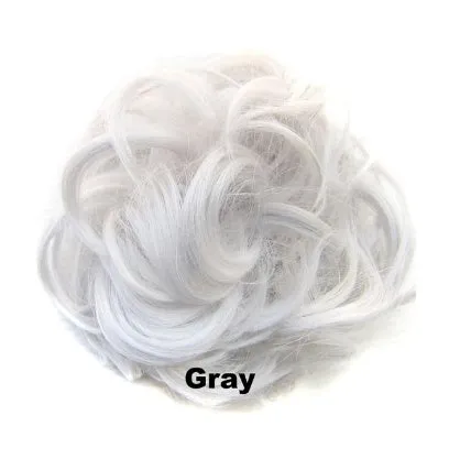Hair ring adjustable wig band in burgundy colour on white background