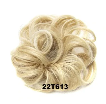 Hair ring adjustable wig band in burgundy colour on white background