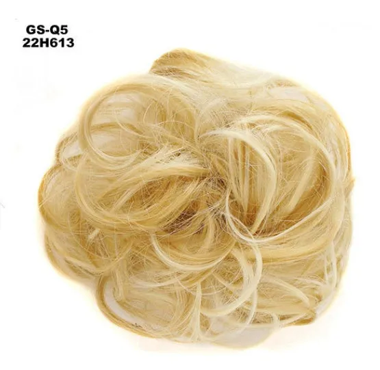 Hair ring adjustable wig band in burgundy colour on white background