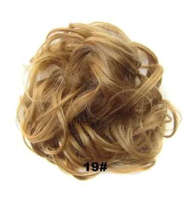 Hair ring adjustable wig band in burgundy colour on white background