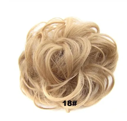 Hair ring adjustable wig band in burgundy colour on white background