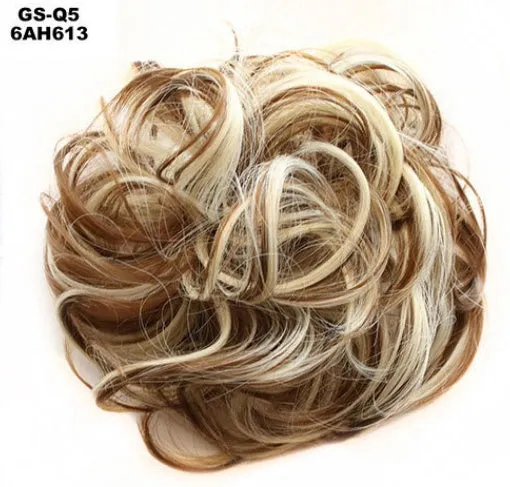 Hair ring adjustable wig band in burgundy colour on white background