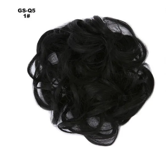 Hair ring adjustable wig band in burgundy colour on white background