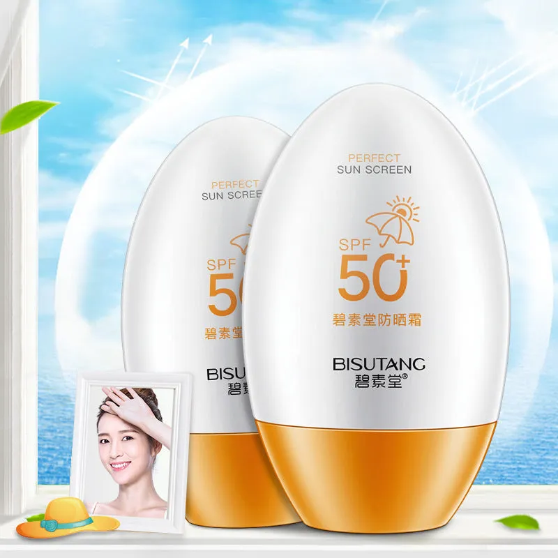 Bisutang SPF50 sunscreen 55ml white tube for face and body moisturising non-greasy