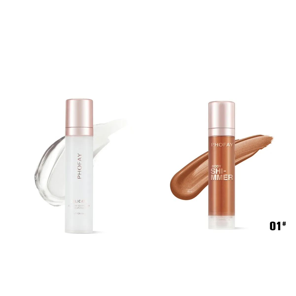 PHOFAY Hydrating Makeup Primer 25ml in a white pump bottle for smooth makeup application