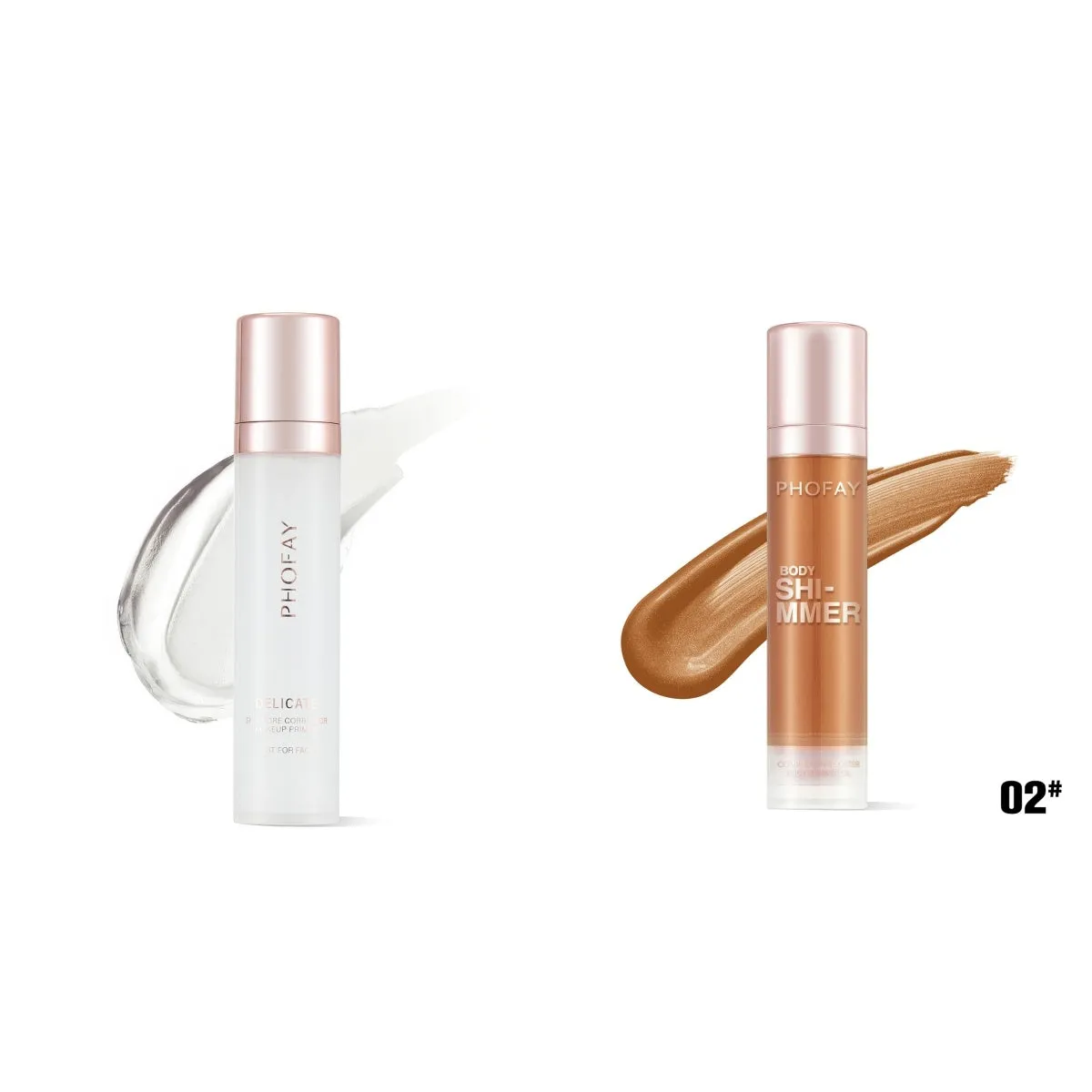 PHOFAY Hydrating Makeup Primer 25ml in a white pump bottle for smooth makeup application
