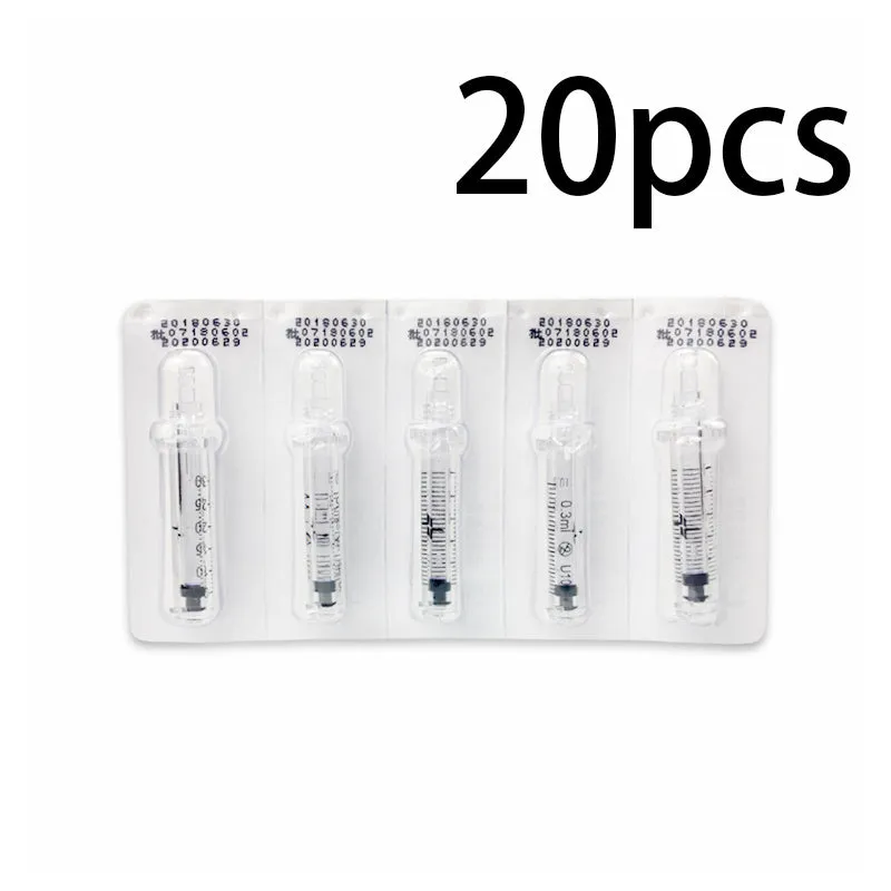 Black hyaluronic acid needle-free injection pen with adjustable depth 6-8mm and dose control 0.05-0.3ml