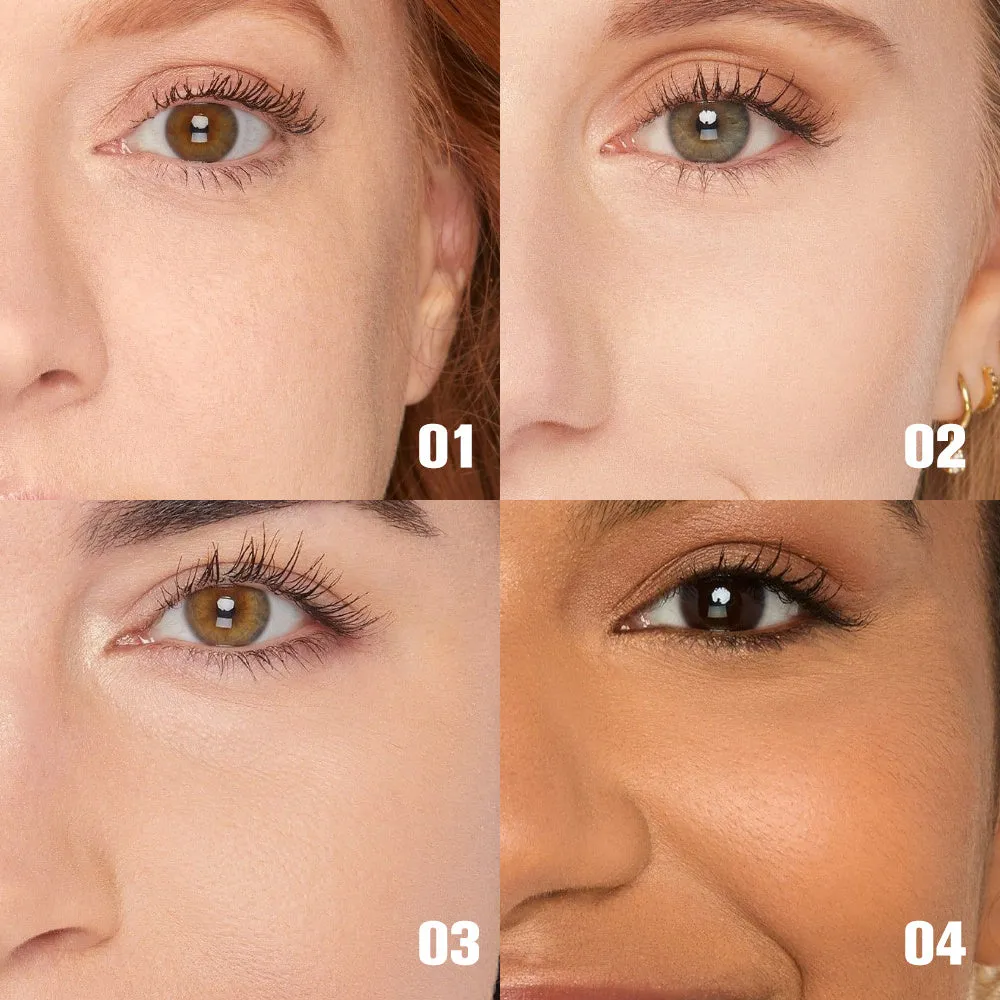 PHOFAY Matte Setting Pressed Powder compact 8g in hand with powder-puff for T-zone mattifying