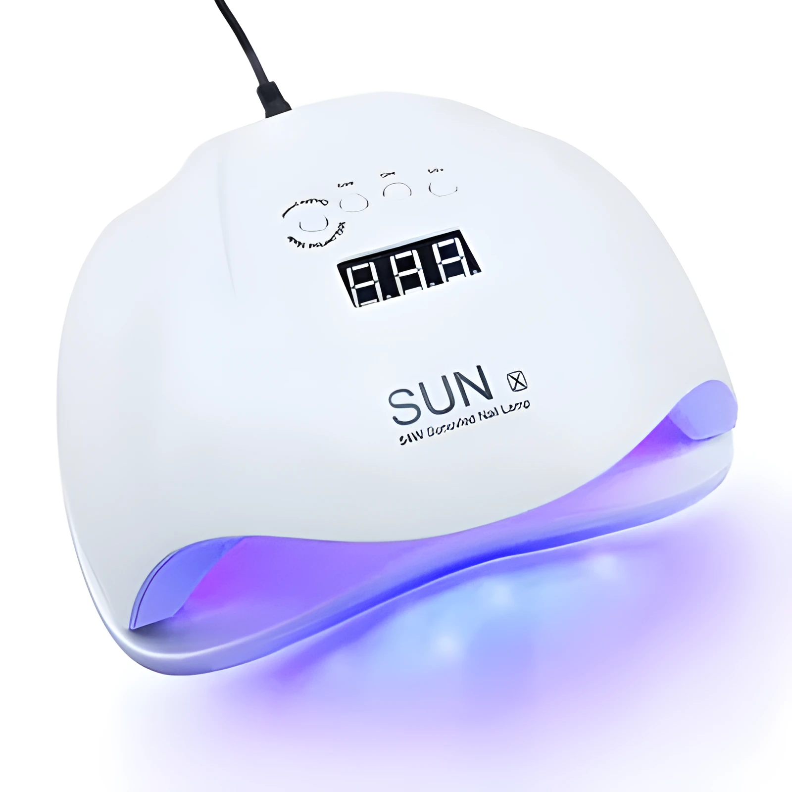 54W UV LED nail lamp dryer with universal voltage for gel polish curing