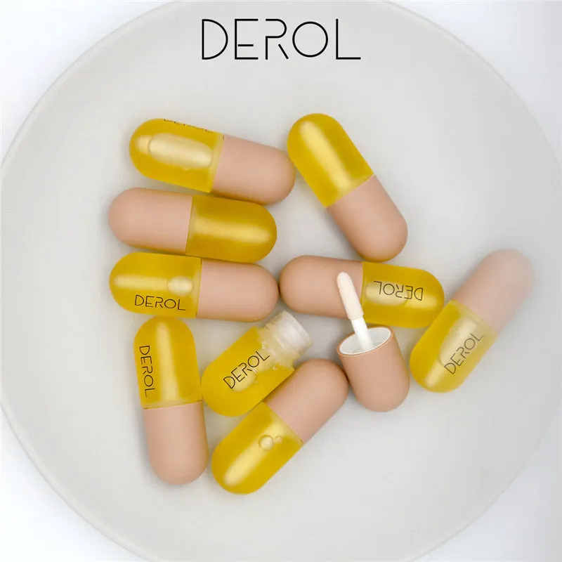 5.5cm lip care serum tube with non-sticky plumping formula in ginger and mint variants
