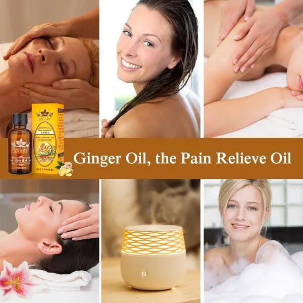 Royal Grassland Ginger Essential Oil 30ml bottle with grape seed and ginger flower oils for nourished skin