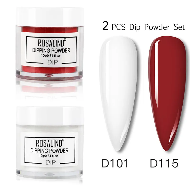 Nail Beauty Set dipping powder kit with 10g infiltration powder pots, activator, and top coat in multiple style options
