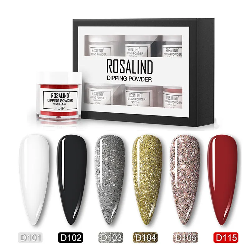 Nail Beauty Set dipping powder kit with 10g infiltration powder pots, activator, and top coat in multiple style options