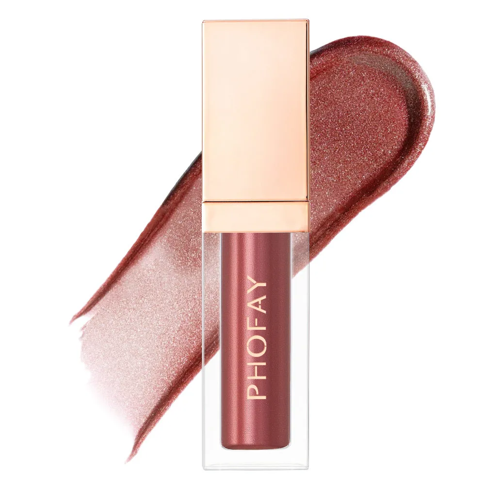 PHOFAY ultra-glossy lip gloss 6ml tube with high-shine finish