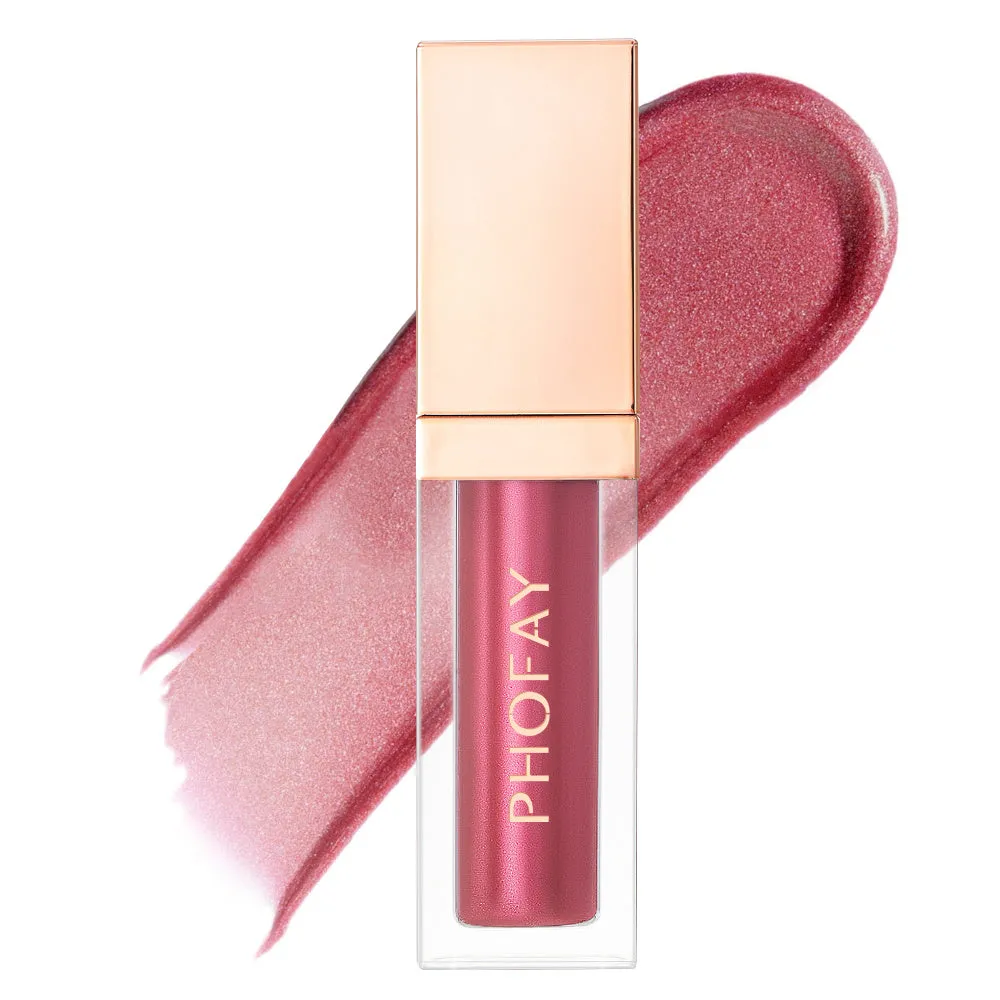 PHOFAY ultra-glossy lip gloss 6ml tube with high-shine finish
