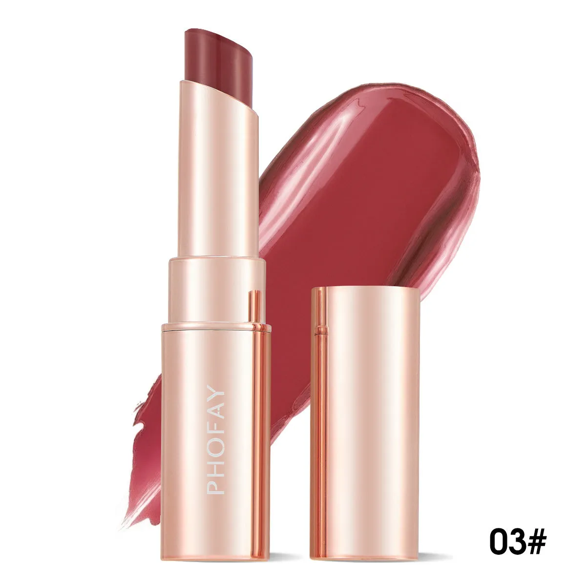 PHOFAY Moisturizing Lipstick 3.5g in a colour option, with hydrating long-wearing formula for daily lip makeup.